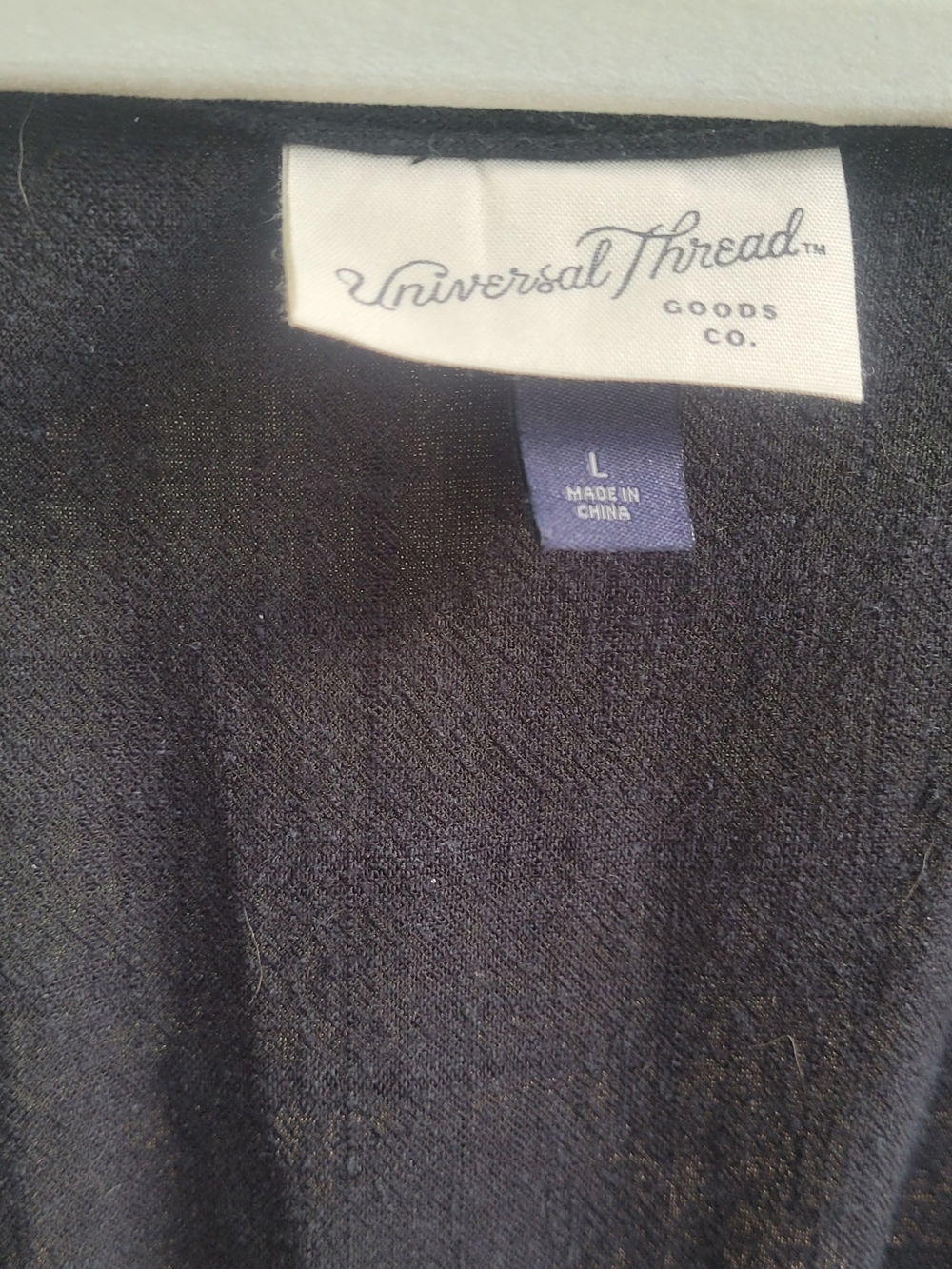 Universal Thread Black Tie-Front Button Midi Dress - Picture 4 of 6